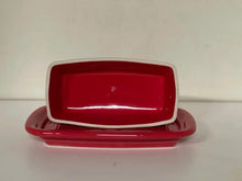 Load image into Gallery viewer, Fiesta Scarlet Extra Large Butter Dish Red Fiesta
