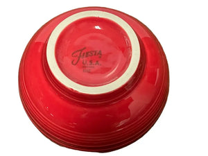 Fiesta Scarlet Small Rice Footed Bowl 5’’ Fiesta