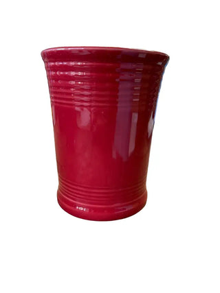 Fiesta Scarlet Utility Utensil Crock Fiesta