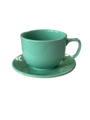 Fiesta Seamist Jumbo Mug & Saucer Fiesta