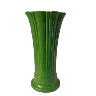 Fiesta Shamrock Post 86 Medium 9-5/8’’ Vase - Green Retired Color Fiestaware