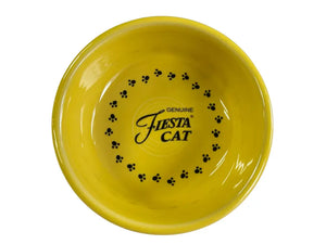 Fiesta Small Cat Bowl Sunflower Fiesta