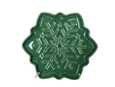 Fiesta Snowflake Shaped Plate Jade Fiesta