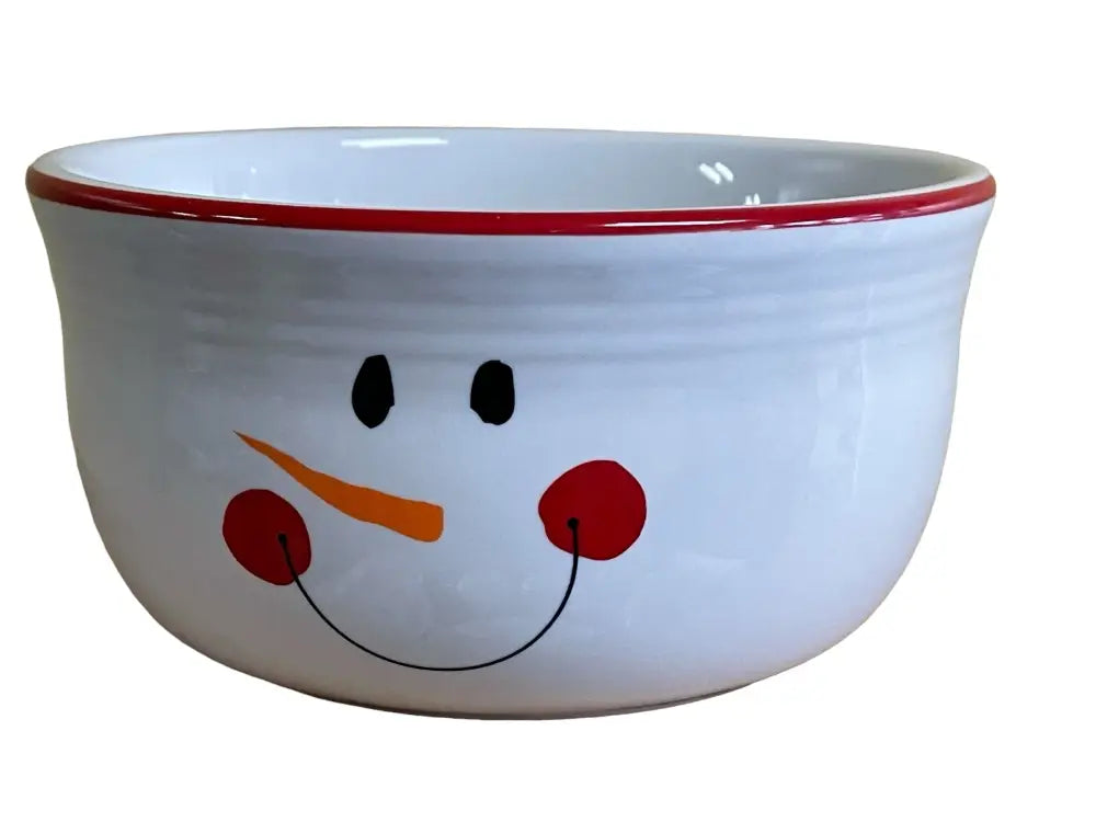 Fiesta Snowman Gusto Bowl Tamarack Exclusive Nwt Fiestaware