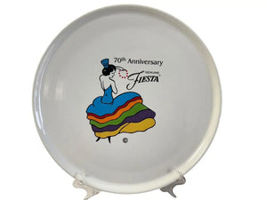 Fiesta Spiegel 70Th Anniversary Dancing Lady Pizza Tray Fiesta