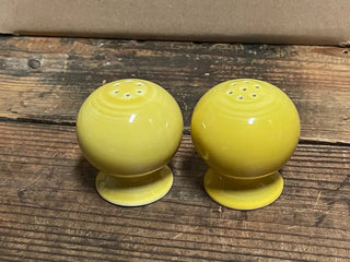 Fiesta Sunflower Bulb Salt & Pepper Shakers Fiestaware Yellow Fiesta