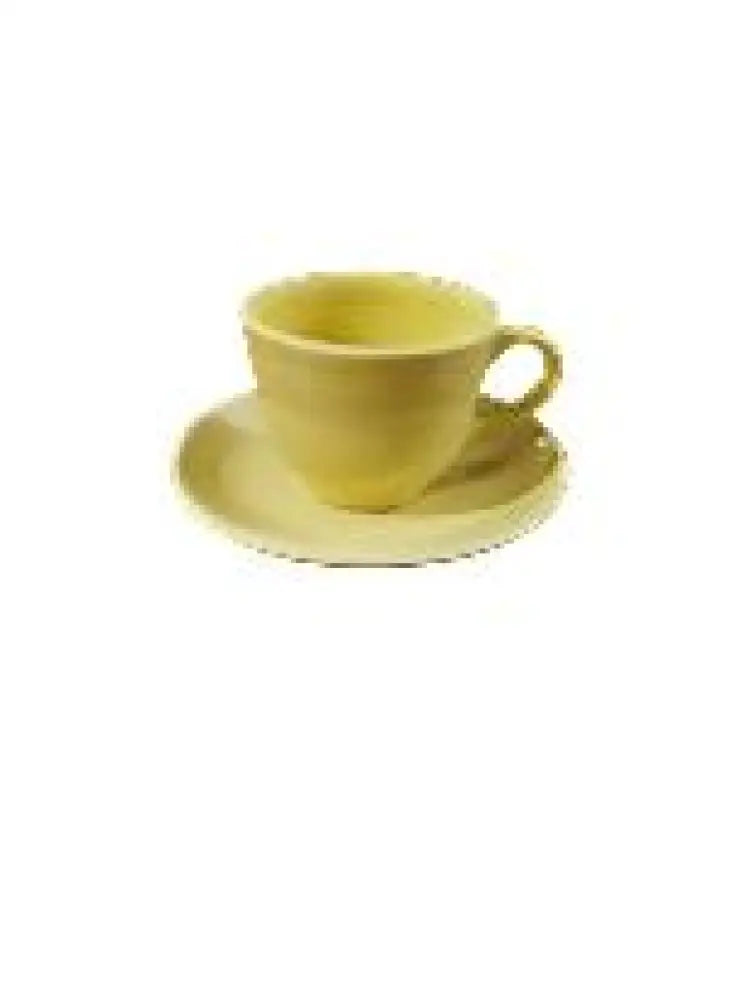 Fiesta Sunflower Yellow Tea Cup And Saucer Fiestaware