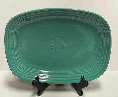 Fiesta Turquoise Rectangle Platter 12 Inch Serving P86 Fiesta