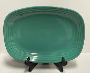 Fiesta Turquoise Rectangle Platter 12 Inch Serving P86 Fiesta