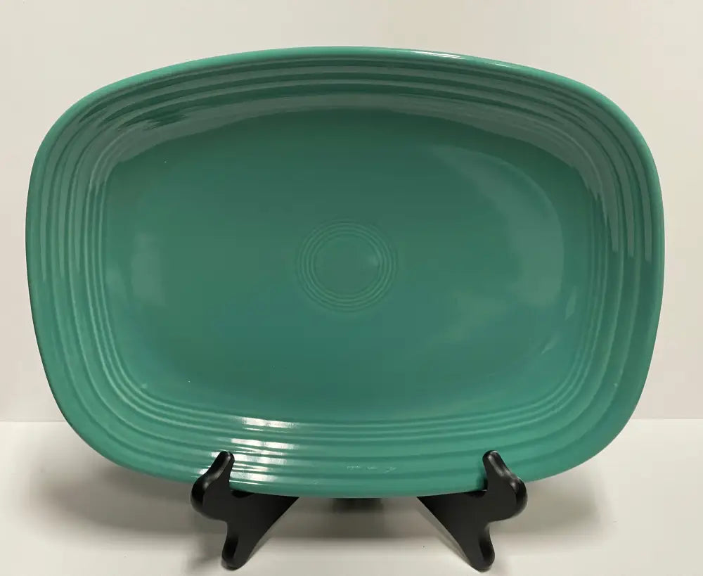Fiesta Turquoise Rectangle Platter 12 Inch Serving P86 Fiesta