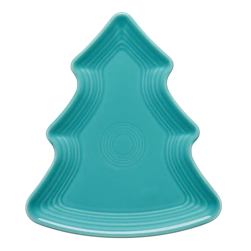 Fiesta Turquoise Tree Plate Cookie Tray/Plate Christmas Fiestaware