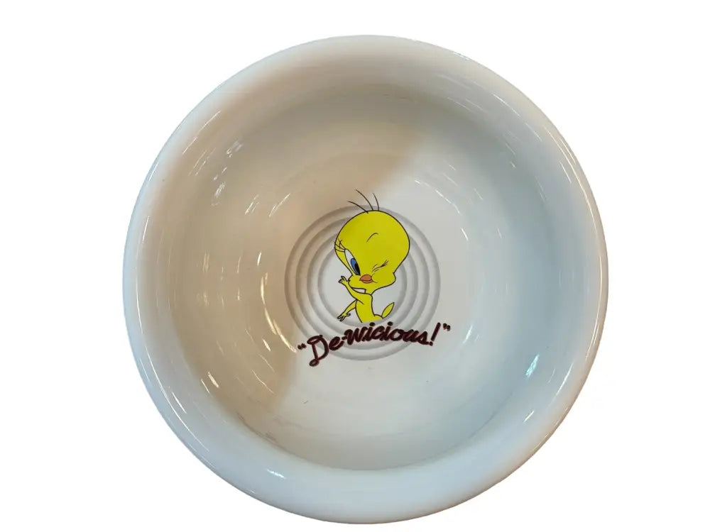 Fiesta Tweety Bird De-Wicious! Dinner Serving Bowl Looney Tunes Warner Bros Htf Fiesta