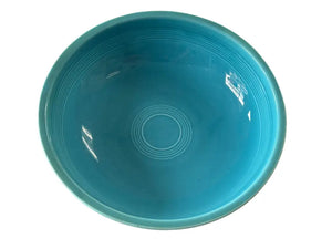 Fiesta Vintage Light Turquoise Shallow Fruit Bowl 11 1/2’’ Vintage Fiesta