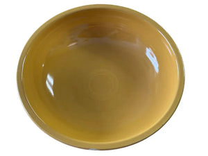 Fiesta Vintage Yellow Shallow Fruit Bowl 11 1/2’’ Vintage Fiesta