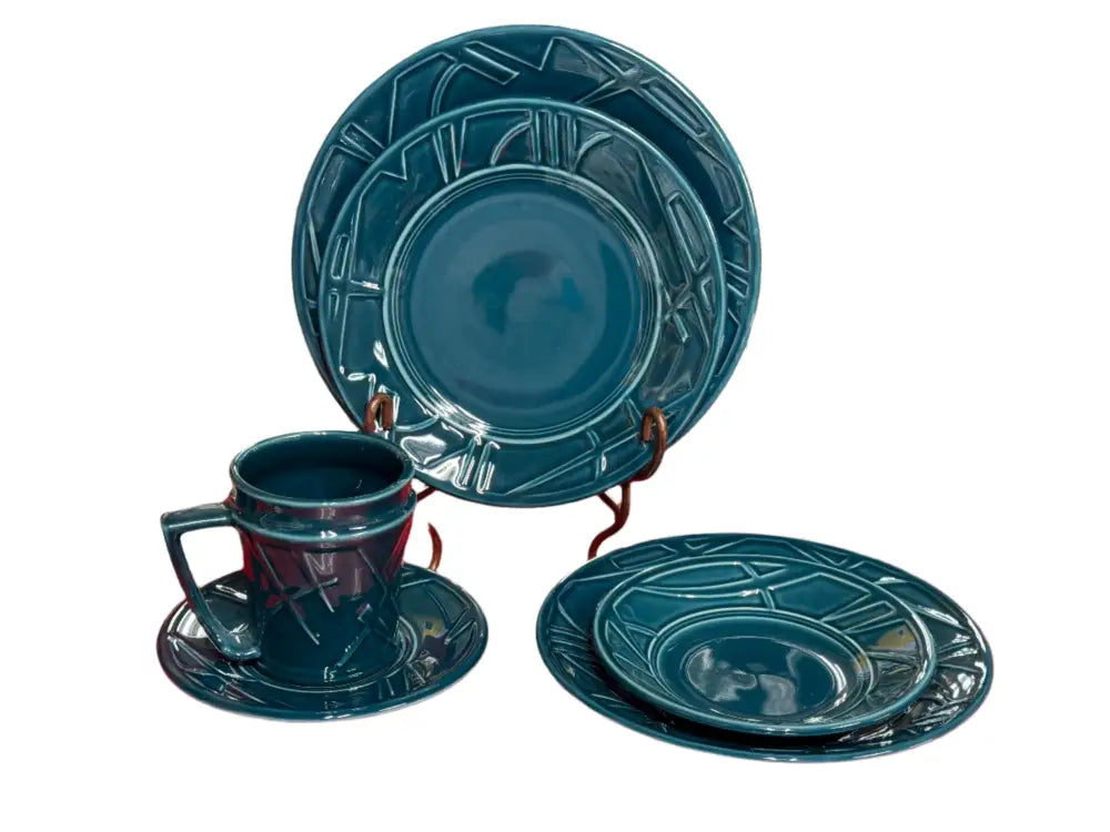 Fiesta Ware Millennium 2000 Juniper 5Pc Place Setting Fiesta