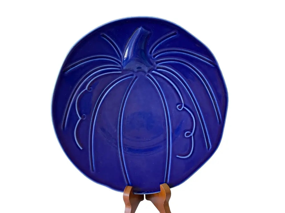 Fiesta Ware Twilight Pumpkin Embossed Plate 8.5’’ Diameter Fiesta