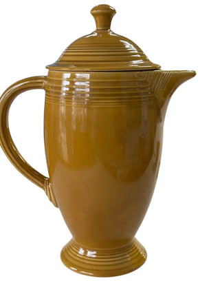 Fiesta Ware Vintage Antique Gold Coffee Server