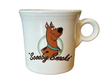 Fiesta White Scooby Doo Ring Handled Mug Looney Tunes Htf Fiesta