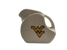 Load image into Gallery viewer, Fiesta Wvu White Mini Disk Pitcher Htf Fiesta
