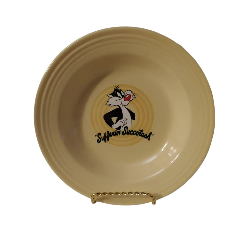 Fiestaware Looney Tunes Sylvester 9’’ Soup Bowl Warner Bros Fiesta