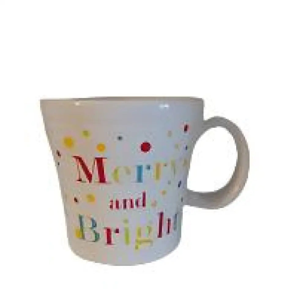 Fiestaware Merry And Bright Taper Mug Christmas. Retired