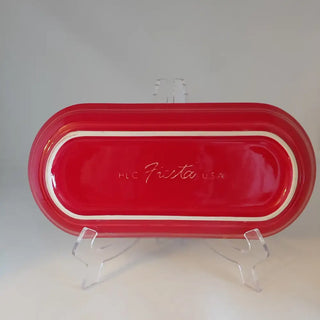 Fiestaware Scarlet Bread Tray