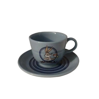 Fiestaware Tea/Coffee Cup & Saucer Warner Bros Bugs Bunny