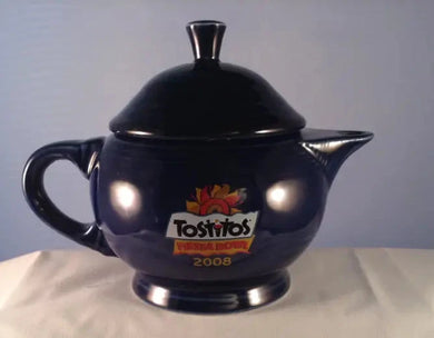 Fiestaware Wvu Tostitos Fiesta Bowl 2008 West Virginia University 2 Cup Teapot Fiesta