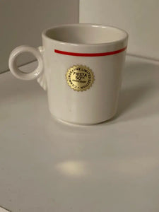 Hlc Fiesta Commemorative Mug Red 50Th Anniversary Fiesta