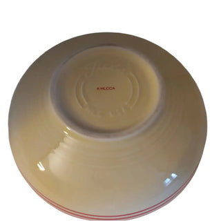 Hlcca Fiesta Red Stripe Large Bistro Bowl Fiestaware