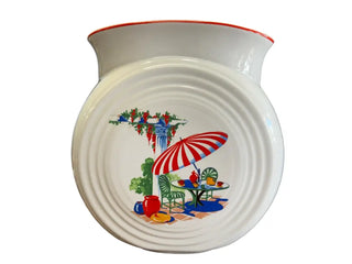 Homer Laughlin Fiesta Ware Sunporch Millennium Ii Disc Vase