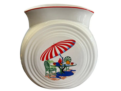 Homer Laughlin Fiesta Ware Sunporch Millennium Ii Disc Vase