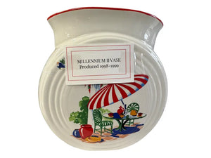 Homer Laughlin Fiesta Ware Sunporch Millennium Ii Disc Vase