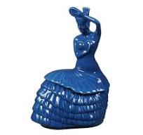 Fiesta Lapis  Dancing Lady Cookie Jar  NIB
