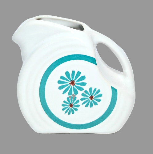 Fiesta HLCCA Mini Disk Pitcher Peacock On White 2025 Exclusive Pristine