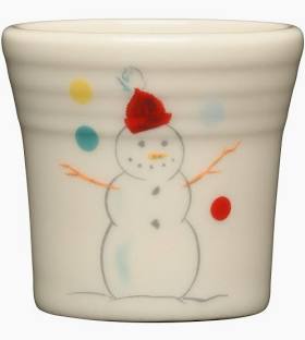 Fiesta Jolly Snowman Shot Glasss
