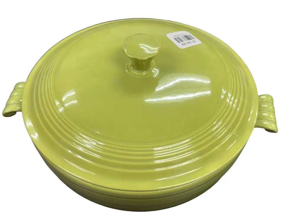 Vintage Chartreuse Casserole - Thumbnail 2