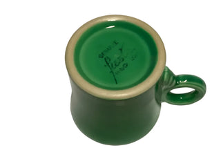 Vintage Fiesta 3’’ Tom & Jerry Medium Green Mug Fiesta