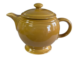 Vintage Fiesta Antique Gold Teapot Medium