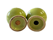 Load image into Gallery viewer, Vintage Fiesta Chartreuse Bulb Salt &amp; Pepper Set
