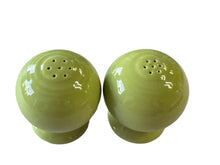 Load image into Gallery viewer, Vintage Fiesta Chartreuse Bulb Salt &amp; Pepper Set
