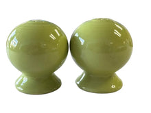 Load image into Gallery viewer, Vintage Fiesta Chartreuse Bulb Salt &amp; Pepper Set
