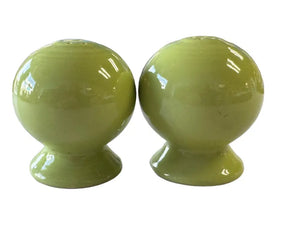 Vintage Fiesta Chartreuse Bulb Salt & Pepper Set