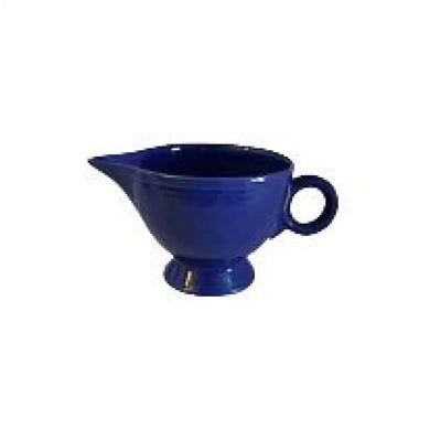 Vintage Fiesta Cobalt Blue Ring Handled Creamer Fiestaware