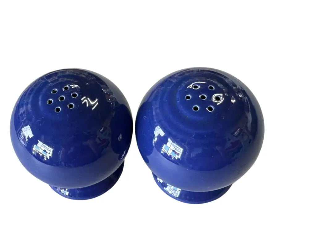 Vintage Fiesta Cobalt Bulb Salt and Pepper Set