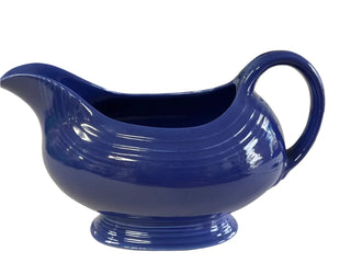 Vintage Fiesta Cobalt Gravy Boat