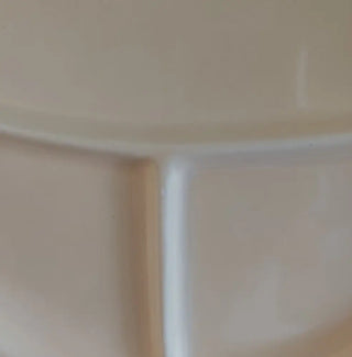 Vintage Fiesta Compartment Divided Plate 10.5. Ivory Fiestaware