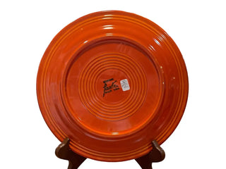 Vintage Fiesta Divided Grill Plate 10.5’’ Red