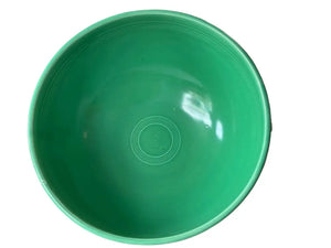 Vintage Fiesta Footed Salad Bowl Green