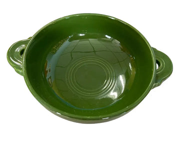 Vintage Fiesta Forrest Green Cream Soup Bowl Fiesta
